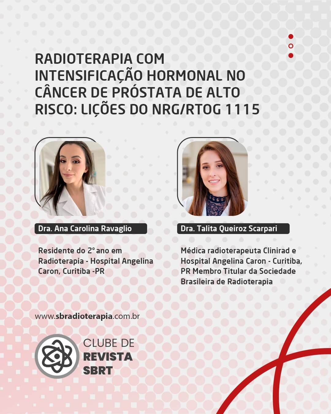 Radioterapia com intensificação hormonal no câncer de próstata de alto risco